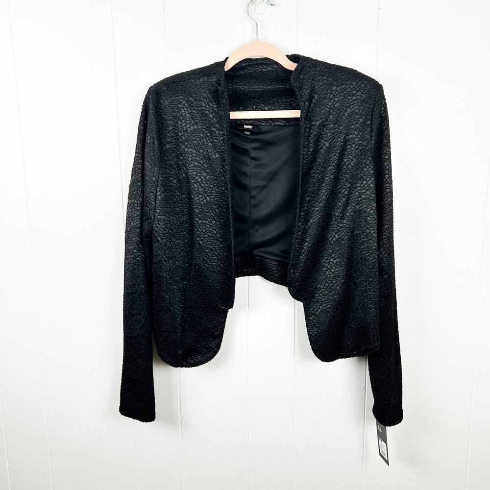 NWT Mossimo Black Bolero Jacket Extra Large